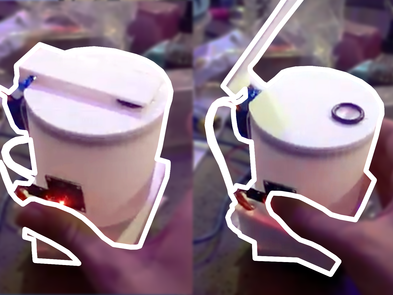 Auto-Sealing Cup